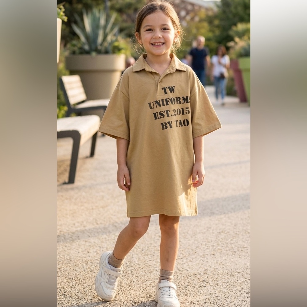 THE ANIMALS OBSERVATORY (TAO) Oversize Beetle Polo Dress | 4y